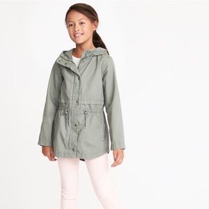 Twill Hooded Field Jacket
